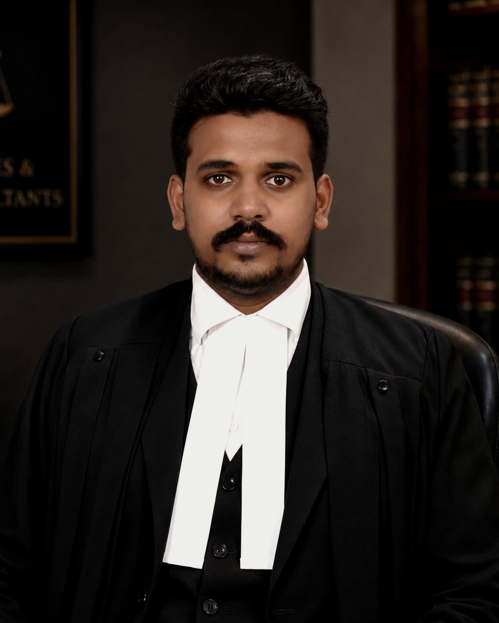 Abhishek Singh Yadav, Director at Lawgically Yours, in advocate's robes